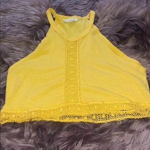 Yellow Crop Top